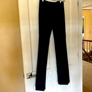 Theory Size 0 Black wool flared pants- 2 button back side